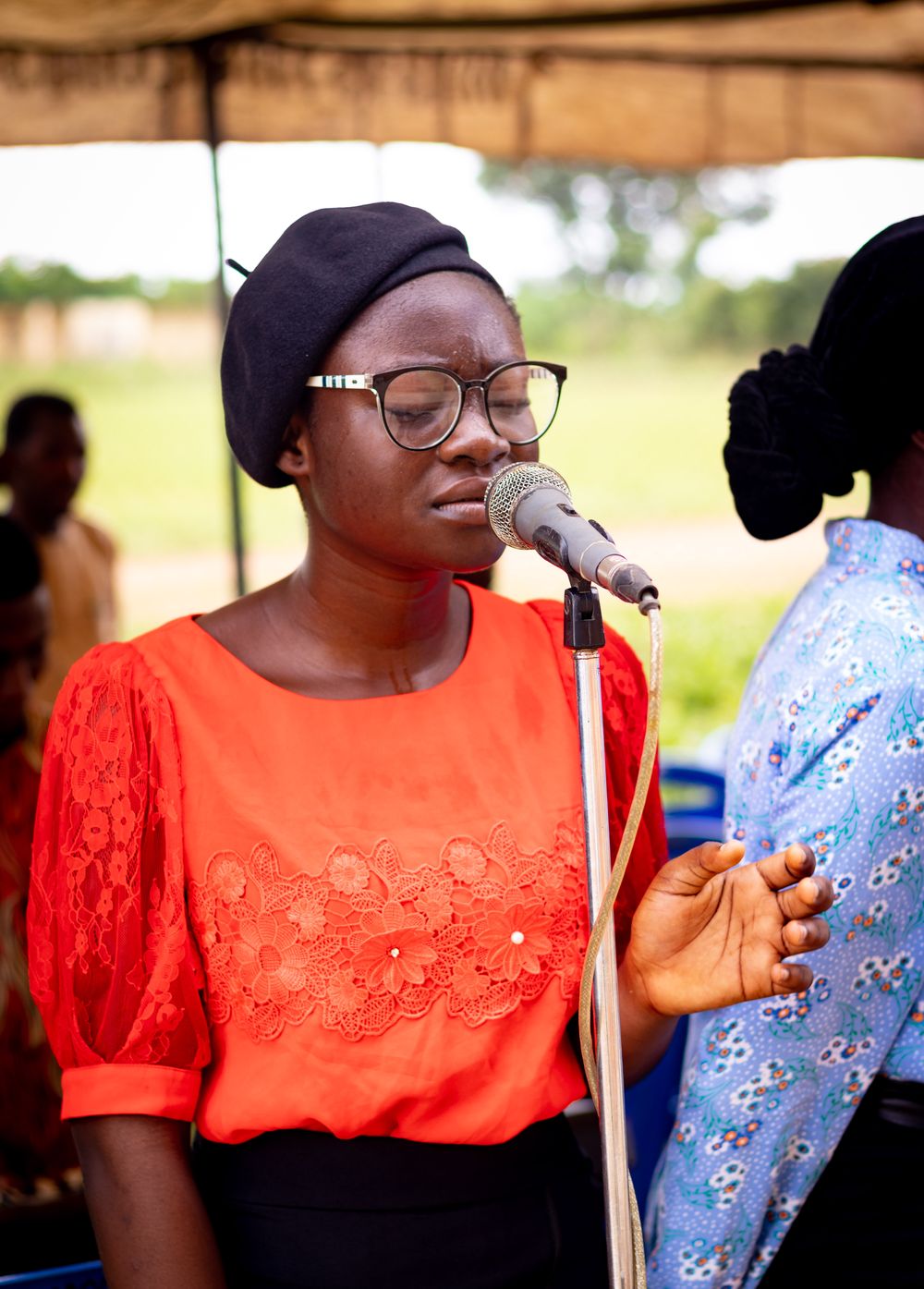 Worship at the crusade